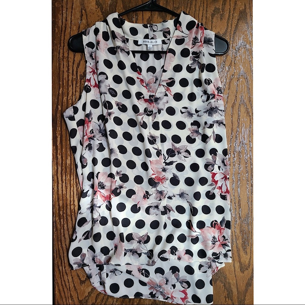 Polka Dotted Blouse by Rose & Olive